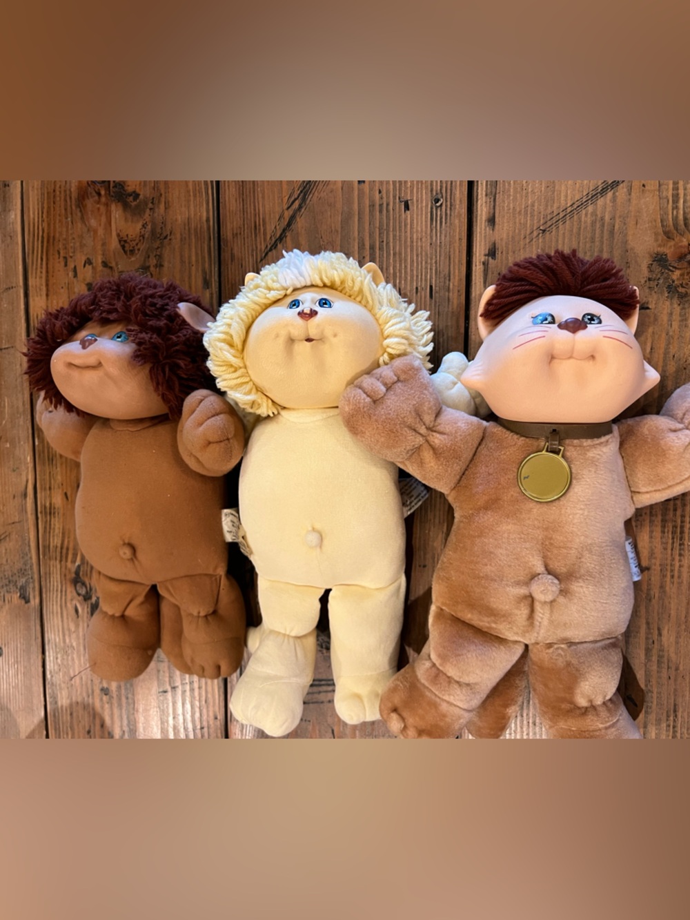 Cabbage Patch Kids Koosas dolls 1983 set of 3